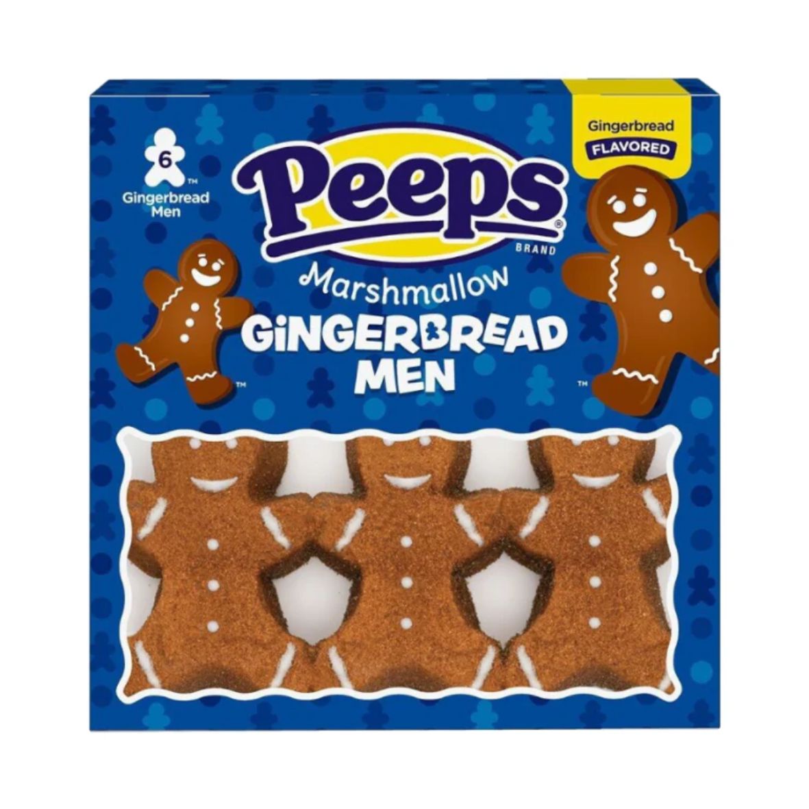 Peeps - Marshmallow Gingerbread - 6 stuks