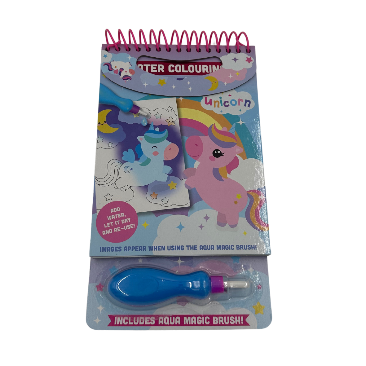 Water kleur en activiteitenboek - Unicorn