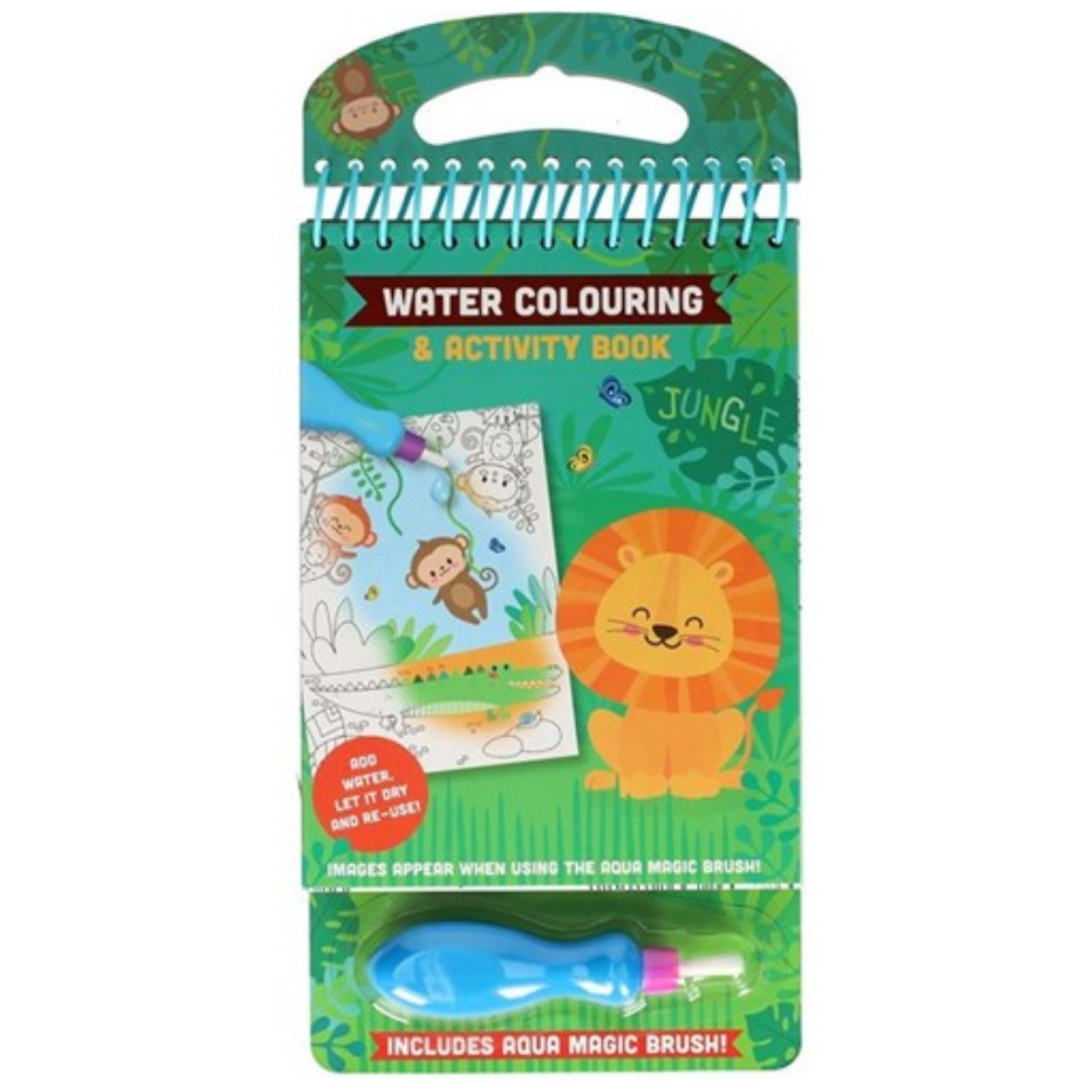 Water Kleur en Activiteitenboek - Jungle